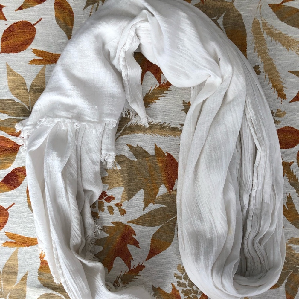 Victorias Secret White Scarf
